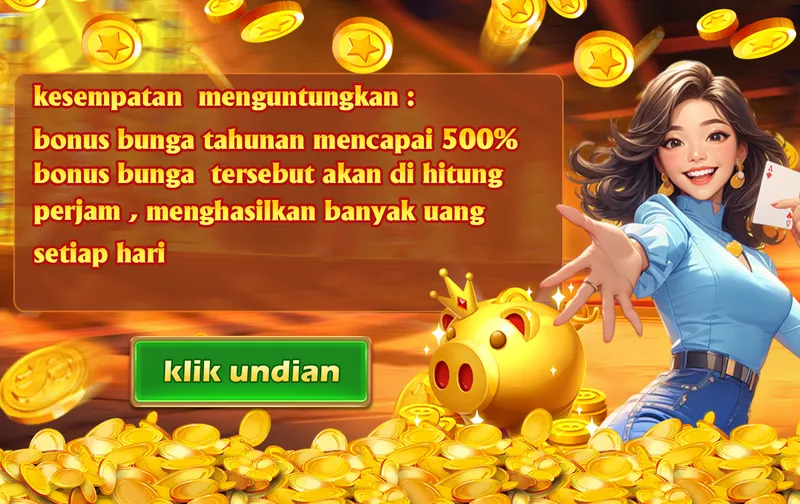 kesempatan menguntungkan : bonus bunga tahunan mencapai 500% bonus bunga tersebut akan di hitung perjam , menghasilkan banyak uang setiap hari. klik undian