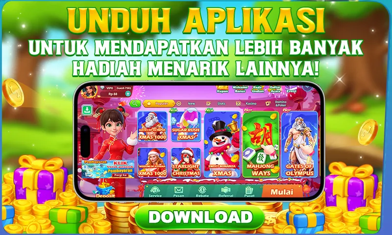 Unduh aplikasi resmi untuk mendapatkan akses ke berbagai hadiah menarik dan fitur eksklusif lainnya. - 9399