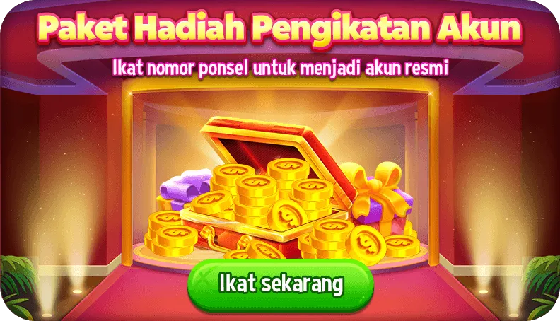 Ikat nomor ponsel untuk menjadi akun resmi dan dapatkan paket hadiah. - askasino