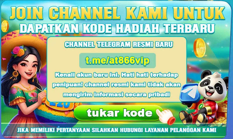 JOIN CHANNEL KAMI UNTUK DAPATKAN KODE HADIAH TERBARU. CHANNEL TELEGRAM RESMI BARU t.me/at866vip. Kenali akun baru ini. Hati hati terhadap penipuan! channel resmi kami tidak akan mengirim informasi secara pribadi. tukar kode. JIKA MEMILIKI PERTANYAAN SILAHKAN HUBUNGI LAYANAN PELANGGAN KAMI