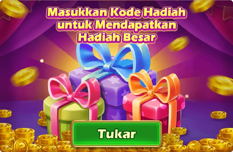 Pengguna dapat memasukkan kode hadiah (gift code) untuk menukarkan hadiah besar. - big11