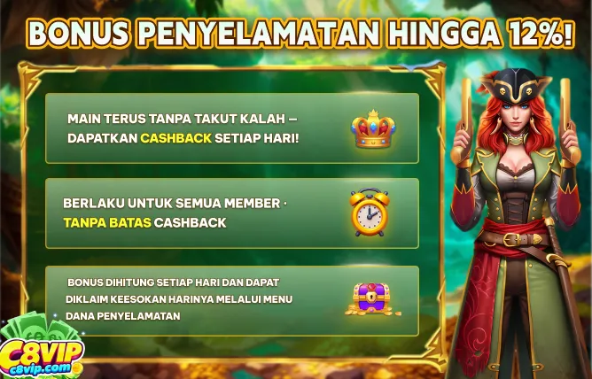 BONUS PENYELAMATAN HINGGA 12%!
MAIN TERUS TANPA TAKUT KALAH – DAPATKAN CASHBACK SETIAP HARI!
BERLAKU UNTUK SEMUA MEMBER • TANPA BATAS CASHBACK
BONUS DIHITUNG SETIAP HARI DAN DAPAT DIKLAIM KEESOKAN HARINYA MELALUI MENU DANA PENYELAMATAN