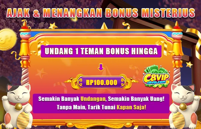 AJAK & MENANGKAN BONUS MISTERIUS. UNDANG 1 TEMAN BONUS HINGGA RP100.000. Semakin Banyak Undangan, Semakin Banyak Uang! Tanpa Main, Tarik Tunai Kapan Saja!
