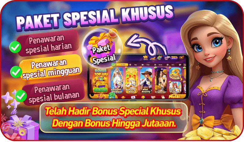 PAKET SPESIAL KHUSUS. Penawaran spesial harian. Penawaran spesial mingguan. Penawaran spesial bulanan. Telah Hadir Bonus Special Khusus Dengan Bonus Hingga Jutaaan.