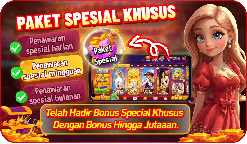 Penawaran paket spesial harian, mingguan, dan bulanan dengan bonus hingga jutaan. - id098