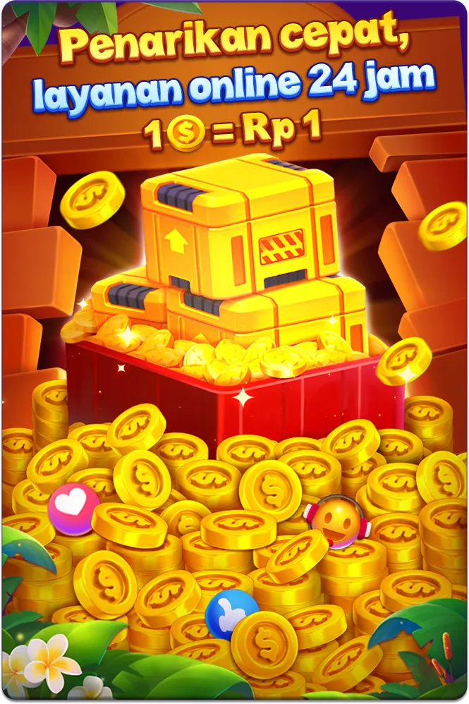 Penarikan cepat, layanan online 24 jam. 1 Coin = Rp 1