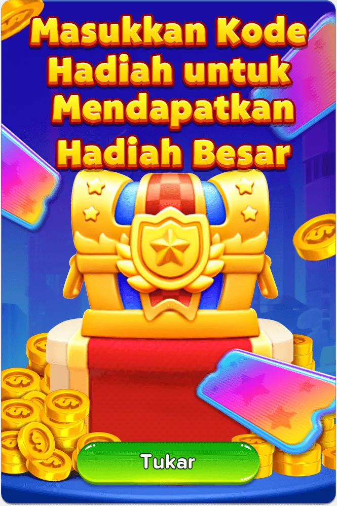 Masukkan Kode Hadiah untuk Mendapatkan Hadiah Besar. Tukar.