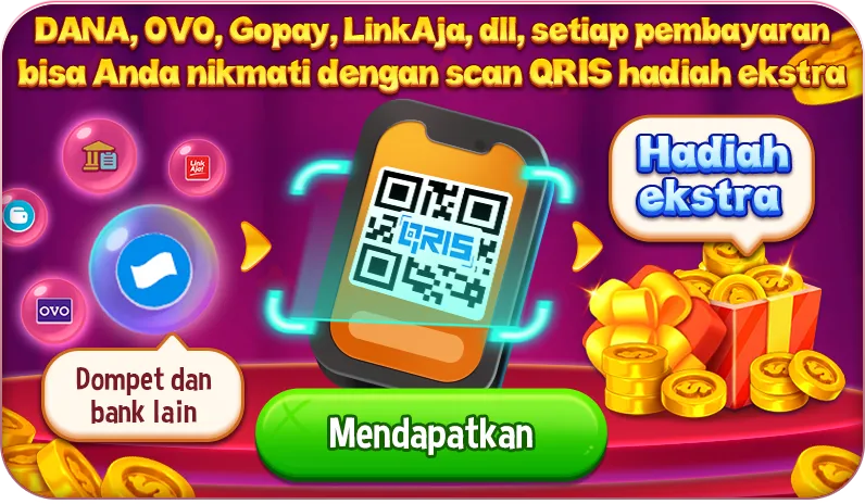 Nikmati hadiah ekstra untuk setiap pembayaran menggunakan scan QRIS melalui DANA, OVO, Gopay, LinkAja, dan dompet digital atau bank lainnya. - mg525