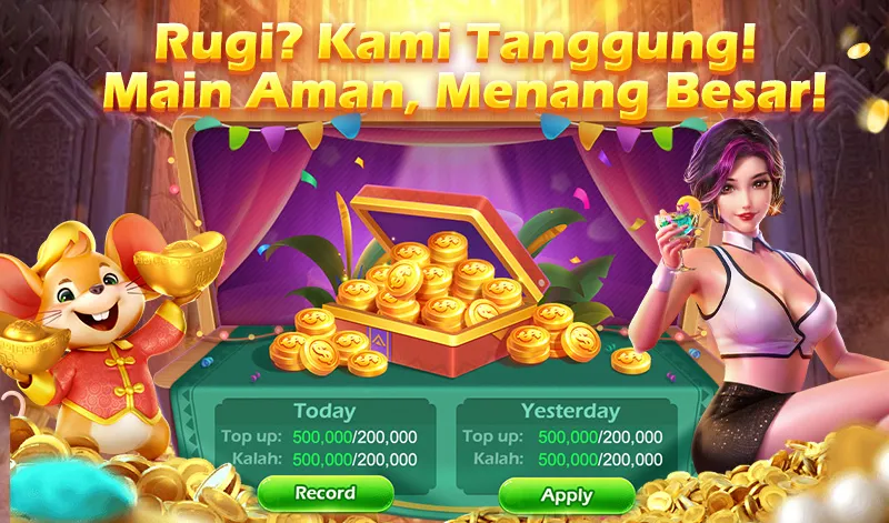 Rugi? Kami Tanggung! Main Aman, Menang Besar! Today Top up: 500,000/200,000 Kalah: 500,000/200,000. Yesterday Top up: 500,000/200,000 Kalah: 500,000/200,000.