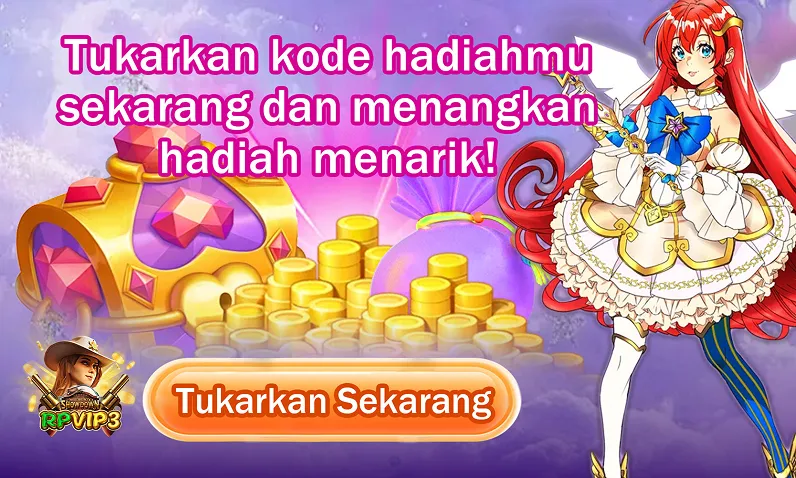 Tukarkan kode hadiahmu sekarang dan menangkan hadiah menarik! Tukarkan Sekarang. RPVIP3