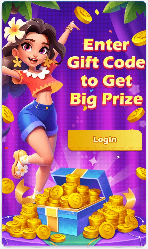 Enter Gift Code to Get Big Prize. Login.