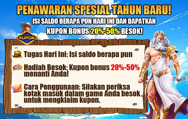 Isi saldo hari ini untuk mendapatkan kupon bonus 20%-50% besok. - sr6666
